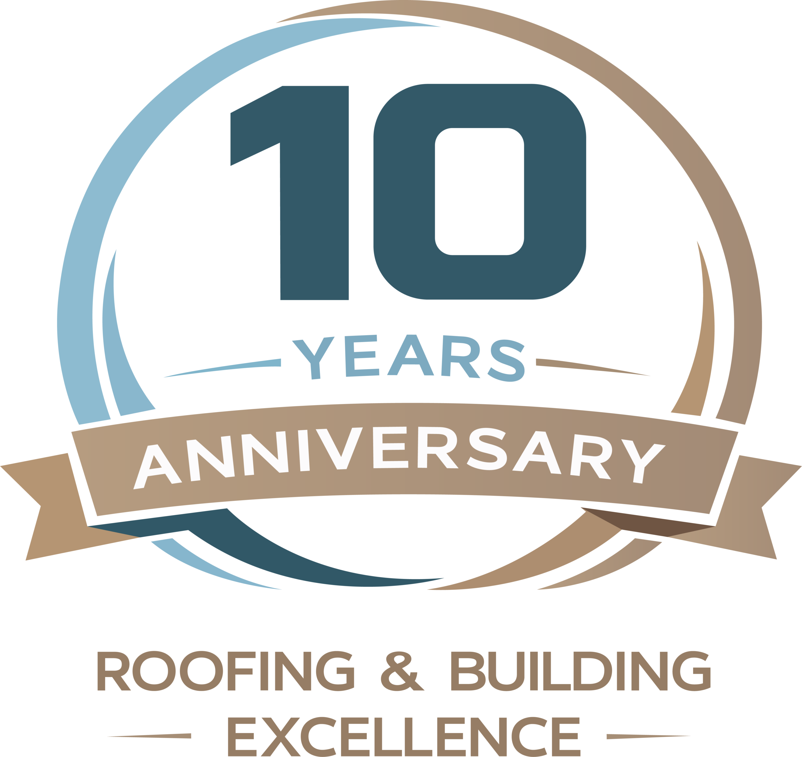 Inspire Contracts 10 Year Anniversary Logo